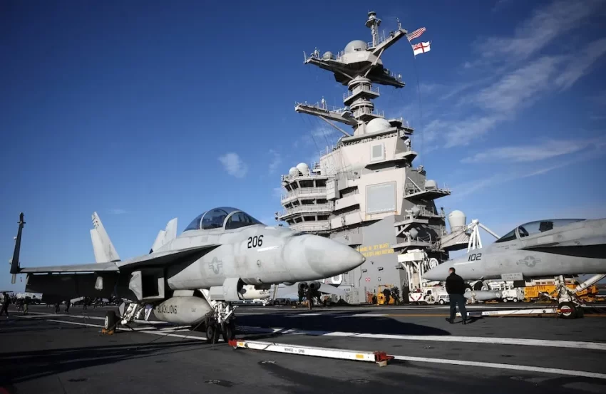 🚢¡PRENSA TOTAL EN EL CARIBE!🚢 El portaaviones USS Gerald R. Ford se dirige al Caribe y podría situarse frente a Venezuela en menos de una semana