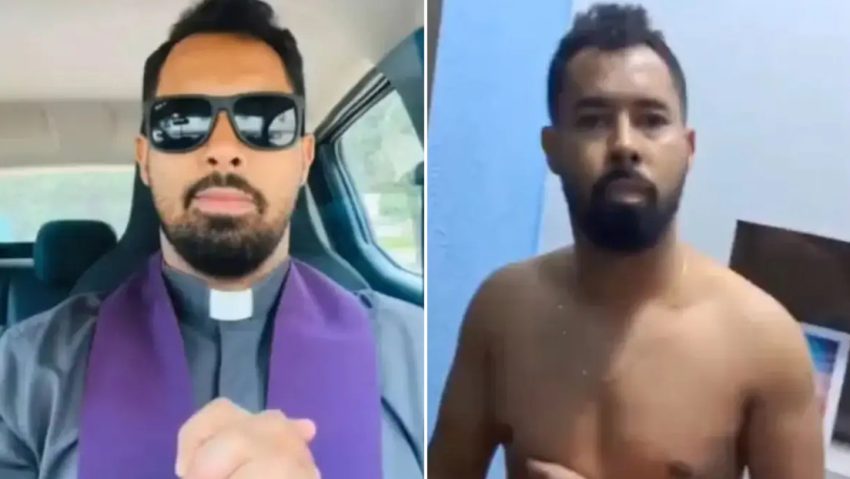 Sacerdote es sorprendido semidesnudo con la prometida de uno de sus feligreses