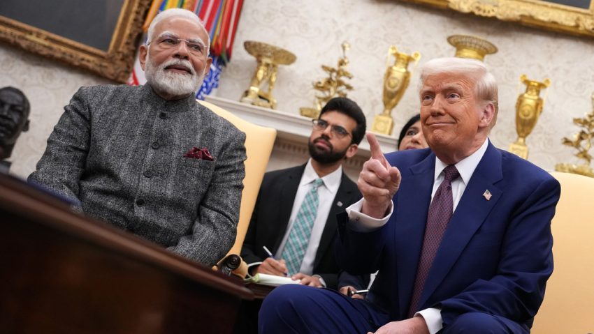 Trump describe a Modi como "muy agradable" y "asesino duro como una roca"