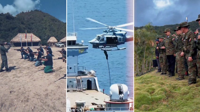 Venezuela realiza un ejercicio especial de sus FF.AA. y milicias ante la amenaza militar de EE.UU.