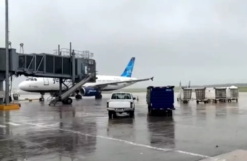 Aerodom ante efectos de tormenta Melissa: “Hasta ahora no hay vuelos cancelados”