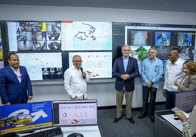 Gobierno inaugura Centro Georreferenciado de Control y Monitoreo 24/7 del sistema TRAE