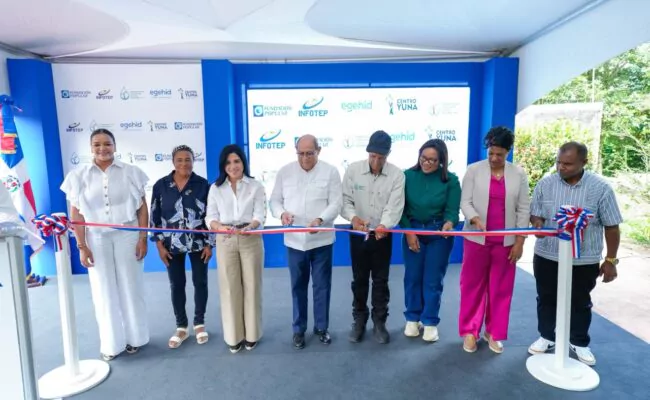 INFOTEP apuesta por la formación técnico-profesional y la protección de recursos hídricos en comunidades rurales; inaugura Centro de Formación en Loma de Blanco con apoyo de Fundación Popular