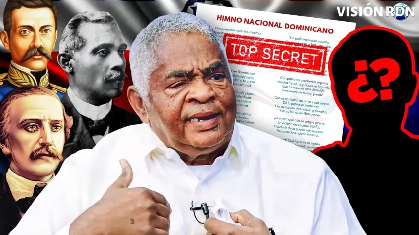 Leonel Martínez cuestiona letra del Himno Nacional y denuncia “burla histórica” a los héroes dominicanos