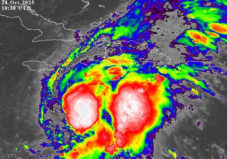 Alerta por fuertes lluvias: Tormenta Melissa mantiene en riesgo a gran parte de República Dominicana