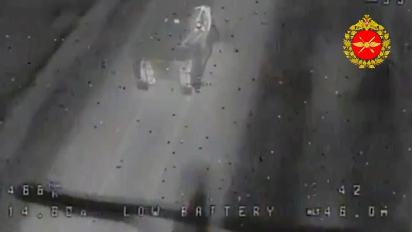 Drones rusos destruyen vehículos militares ucranianos