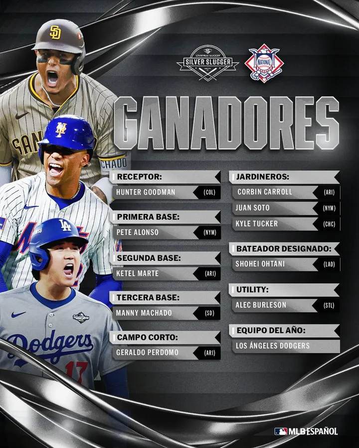 🇩🇴⚾ DOMINICANOS EN LA CIMA: CUATRO JUGADORES OTTROGANSE EL BATE DE PLATA EN LA LIGA NACIONAL