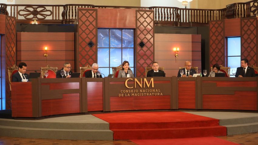 Vicepresidenta Raquel Peña encabeza, en estos momentos, la tercera sesión de vistas públicas del Consejo Nacional de la Magistratura para llenar vacantes en la SCJ y el TSE