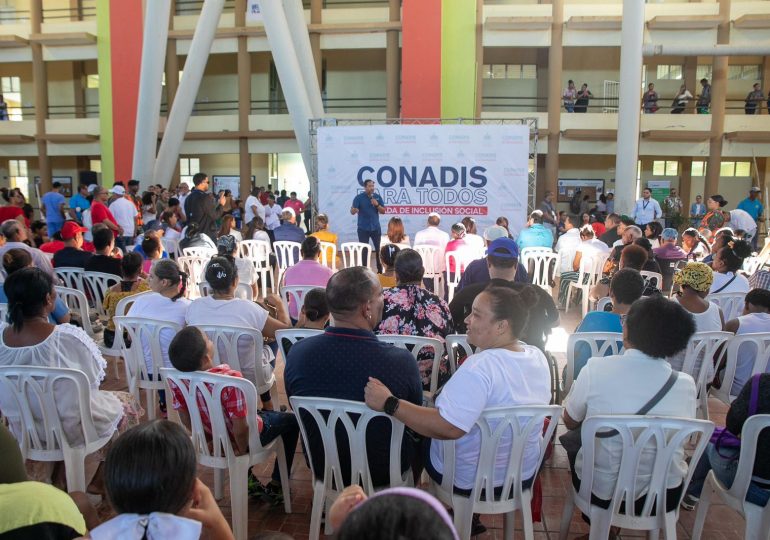 CONADIS apoya a cientos de personas con discapacidad en Puerto Plata durante jornada de inclusión social
