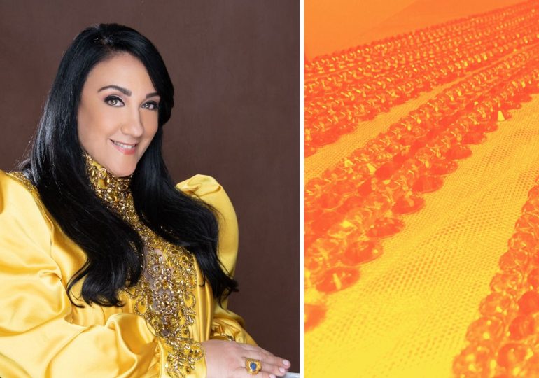 Giannina Azar revela los detalles del deslumbrante vestido que lucirá Miss RD en la gala de Miss Universo 2025