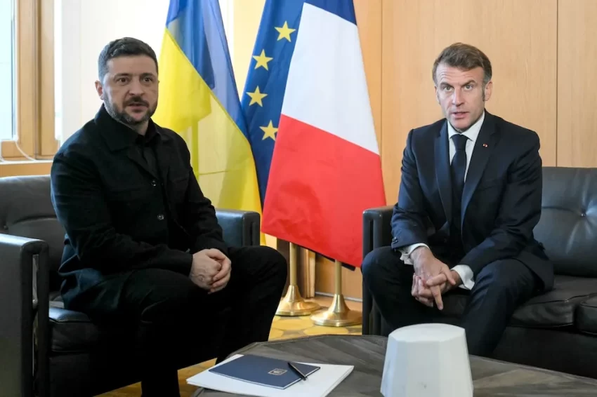 🤝 Zelensky y Macron se reúnen en París para negociar una paz “justa y duradera” para Ucrania