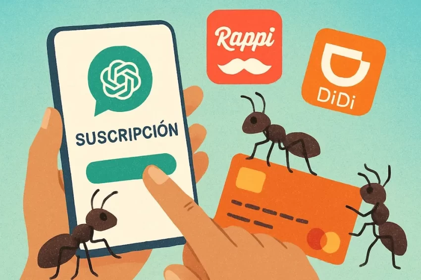 ECONOMÍA INVISIBLE: SUSCRIPCIONES A IA Y APPS DE DOMICILIOS SE CONSOLIDAN COMO LOS NUEVOS "GASTOS HORMIGA" EN COLOMBIA