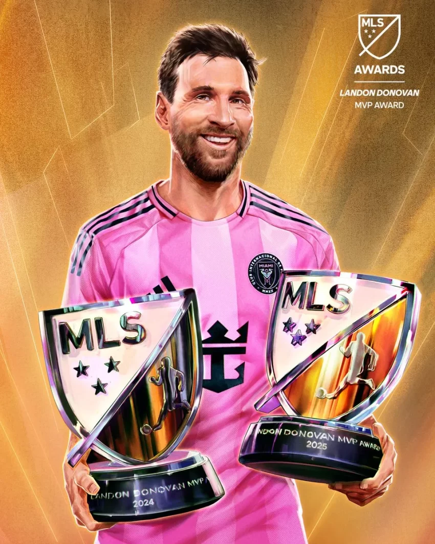 Messi escribe historia: MVP de la MLS por segundo año consecutivo al frente del Inter Miami