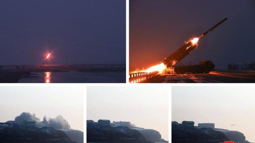 "Gran satisfacción": Kim Jong-un supervisa una prueba de potentes misiles de crucero