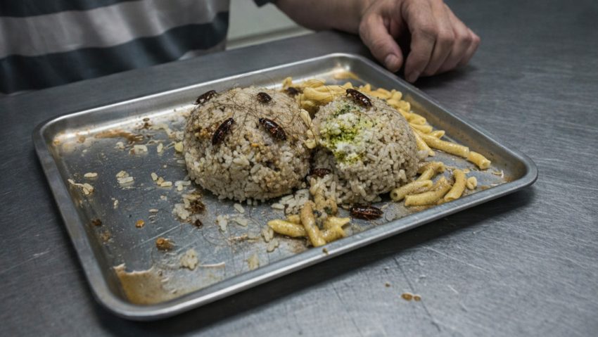 Pelos y cucarachas: la comida 'infernal' en una cárcel argentina que desata un escándalo judicial