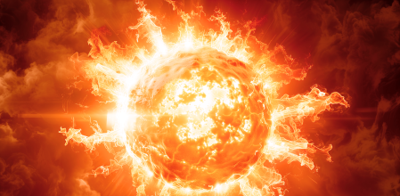 Se produce una erupción de alta intensidad en el Sol