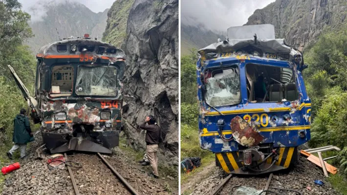 TRAGEDIA EN LOS ANDES: CHOQUE FRONTAL DE TRENES EN RUTA A MACHU PICCHU DEJA UN MUERTO Y DECENAS DE HERIDOS
