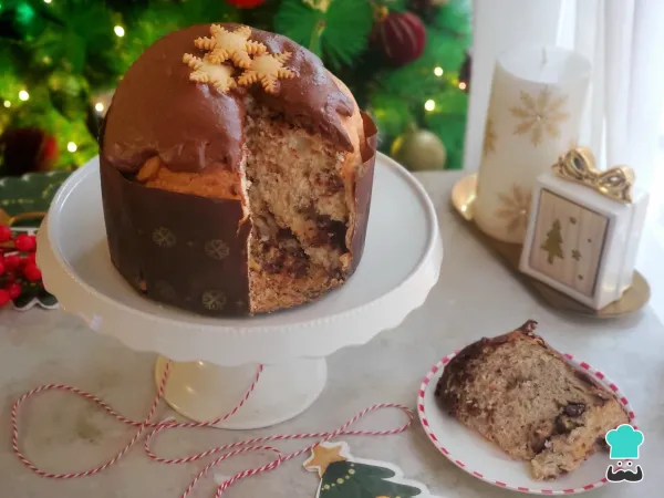 Receta de Panettone con pepitas chocolate