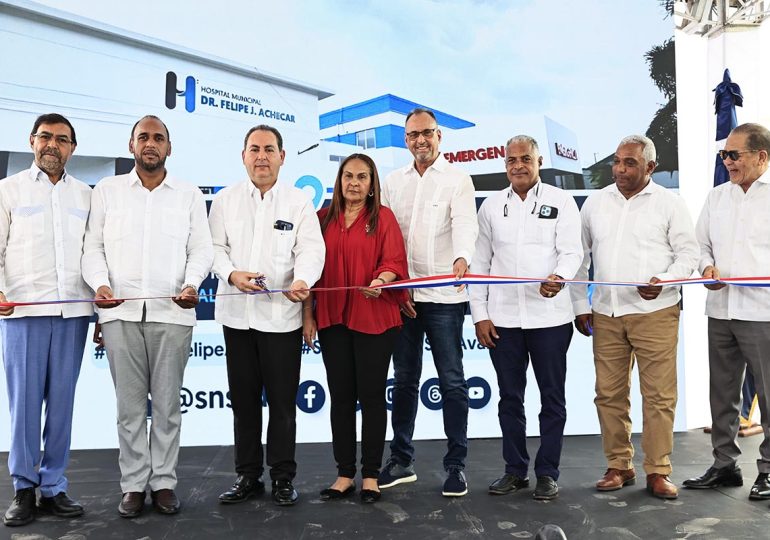 Servicio Nacional de Salud inaugura remozamiento Hospital Municipal Felipe J. Achecar en Pimentel