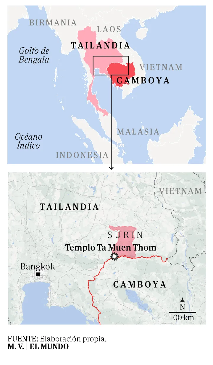 Vuelven los combates Tailandia–Camboya: frontera arde otra vez tras ruptura del alto el fuego 🔥🌍