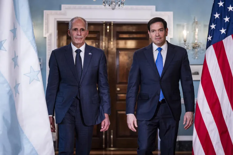 : ALIANZA ESTRATÉGICA: MARCO RUBIO RESPALDA A NASRY ASFURA EN WASHINGTON TRAS LAS POLÉMICAS ELECCIONES EN HONDURAS