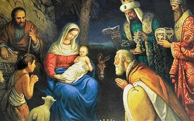 PALABRA DE DIOS DOMINGO DE LECTURA Entraron en la casa y vieron al niño con María, su madre, y postrándose, lo adoraron. Después, abriendo sus cofres, le ofrecieron regalos: oro, incienso y mirra.