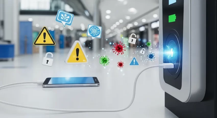 Peligro en el Puerto USB: Por qué cargar tu celular en la calle es un riesgo de seguridad