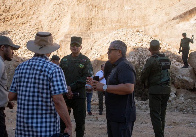 Medio Ambiente interviene mina de agregados en Nigua por operar ilegalmente tras cierre de forma definitiva