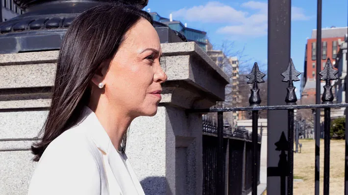 TRUMP Y MACHADO SELLAN PACTO EN LA CASA BLANCA PARA LA "RECONSTRUCCIÓN TOTAL" DE VENEZUELA