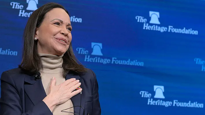 MARÍA CORINA MACHADO ADVIERTE A EE.UU.: "LA REFORMA DE DELCY ES UNA TRAMPA PARA ATORNILLARSE"