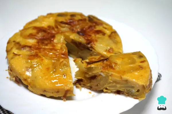 Receta de Tortilla de patatas en freidora de aire