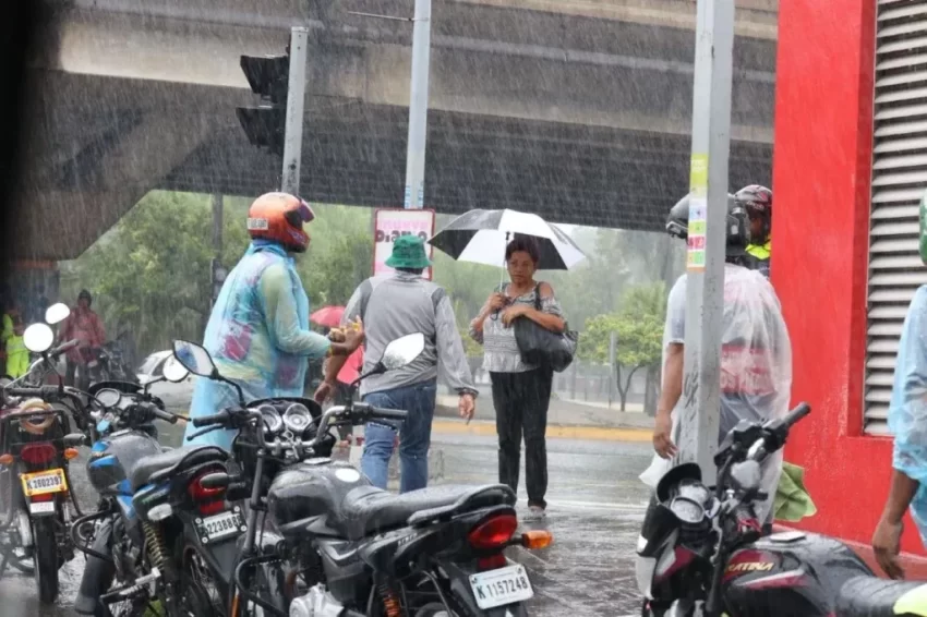 Indomet alerta por lluvias fuertes y tormentas eléctricas este fin de semana
