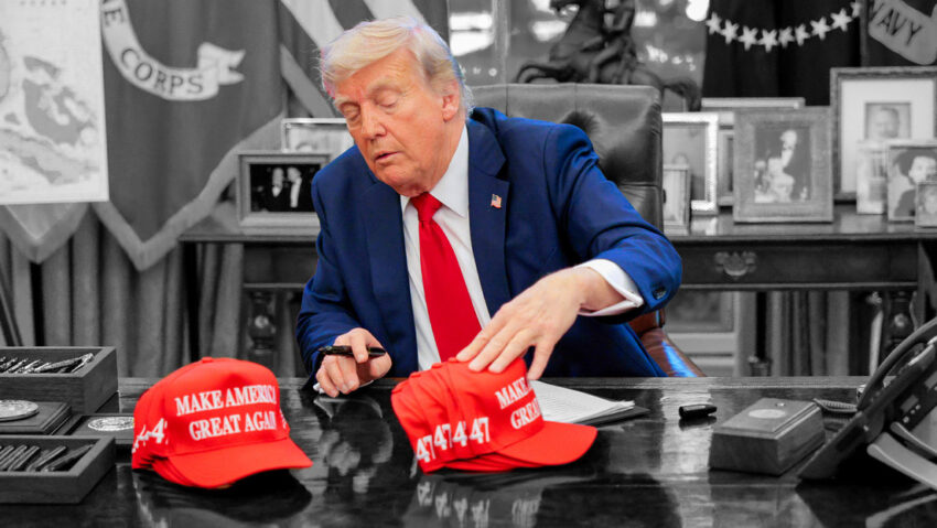 La gorra de Trump 'se cuela' en la Conferencia de Seguridad de Múnich