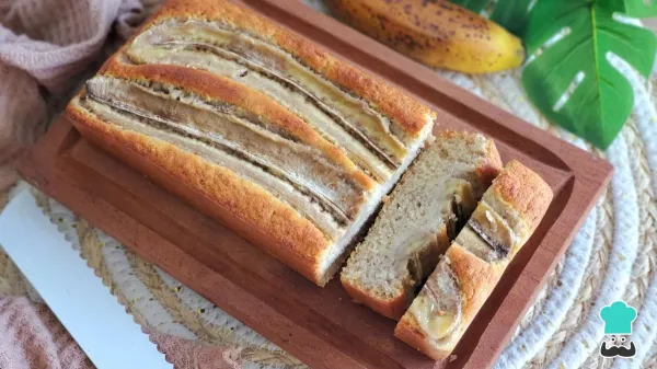 Receta de Bizcocho de plátano y yogur en airfryer esponjoso y listo en menos de 30 minutos