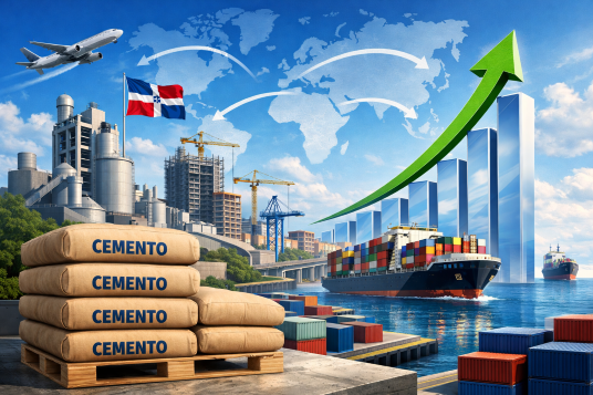 Sector cementero dominicano crece 2.3 % por exportaciones