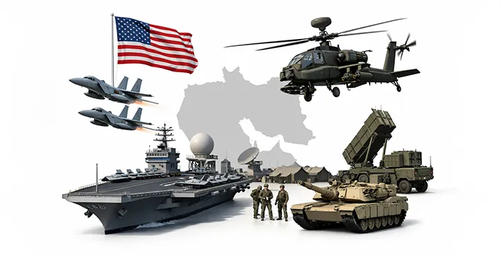 El despliegue de EE. UU. en Medio Oriente