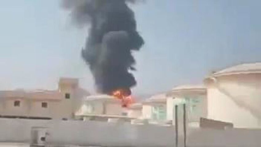 Arde uno de los depósitos de petróleo más grandes del mundo en EAU