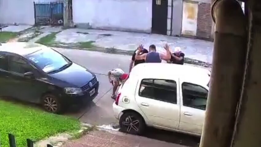 Delincuentes roban a un policía que no opuso resistencia y lo balean por la espalda