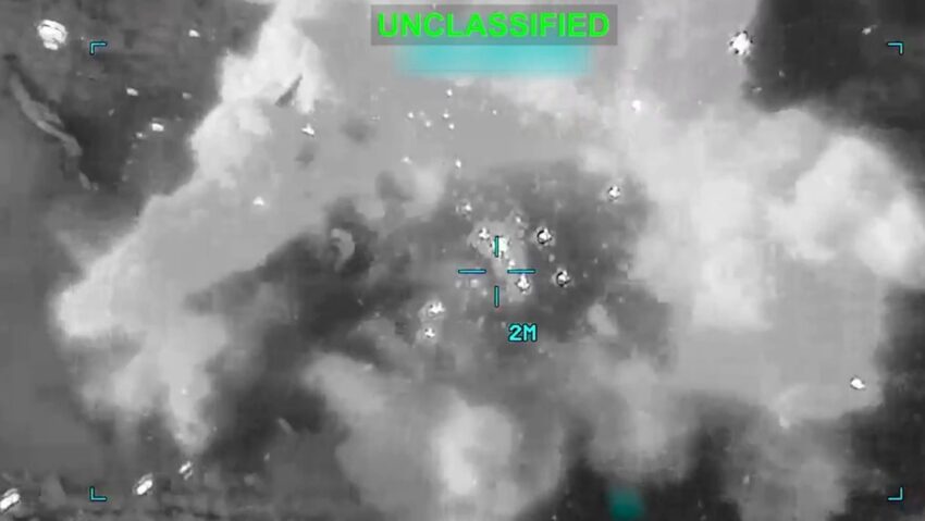 Nuevas imágenes de ataques de EE.UU. "neutralizando las amenazas" que plantea Irán