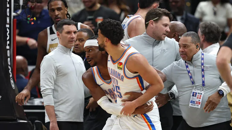 Escándalo en la NBA: Duras suspensiones tras violenta pelea entre los Thunder y los Wizards