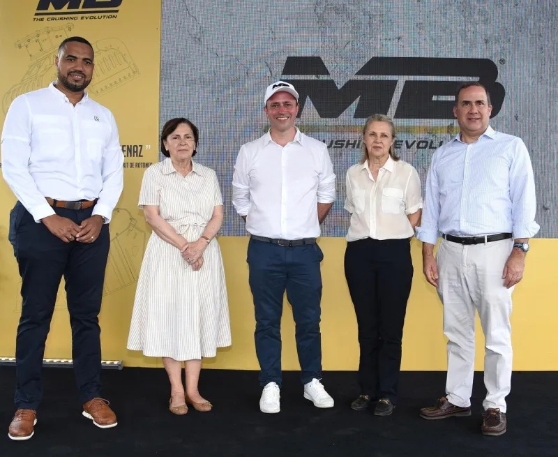 Innovación en construcción: Reid & Compañía presenta la tecnología de trituración MB Crusher en República Dominicana
