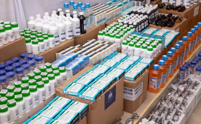 Gabinete de Política Social entrega en Gaspar Hernández más de RD$25 millones en medicamentos e insumos para los afectados por inundaciones