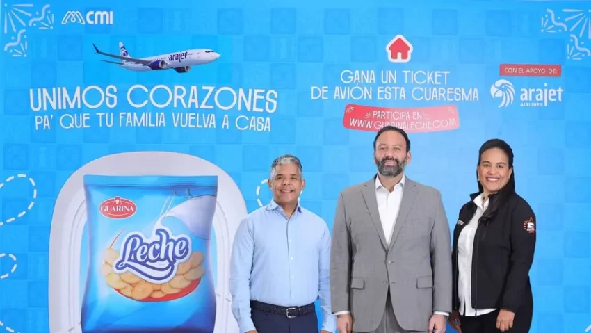 UNIÓN DE CORAZONES: Guarina y Arajet se alían para traer a los dominicanos a casa