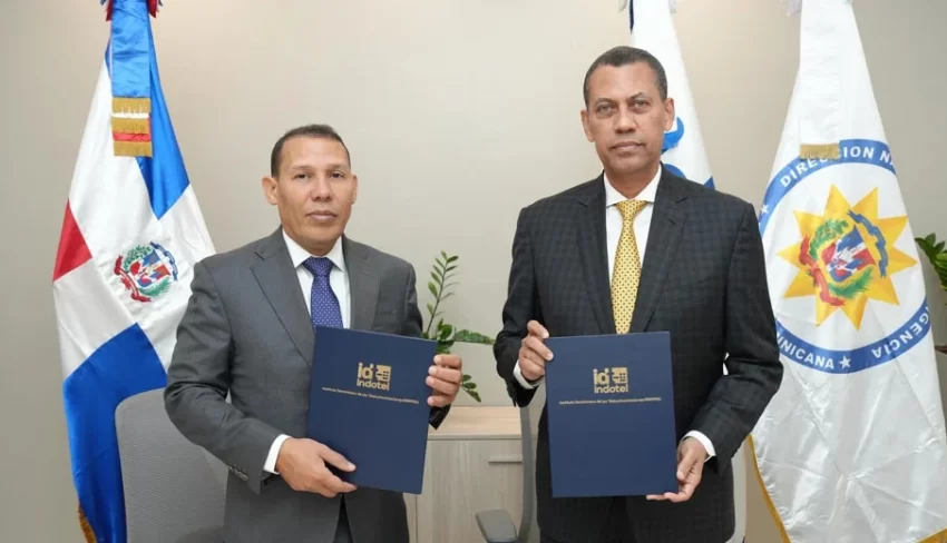 Indotel firma acuerdo con la DNI para fortalecer la ciberseguridad del país