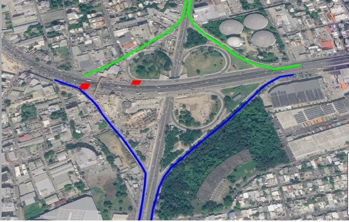 Anuncian desvío por retiro del viejo puente peatonal en el Kilómetro 9