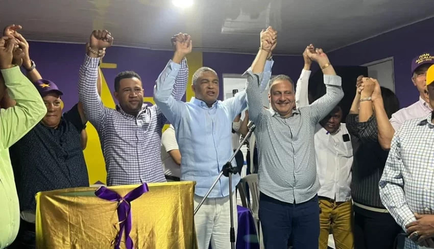 PLD escoge a unanimidad a Ivan Vásquez como candidato a la alcaldía del municipio Castillo, provincia Duarte