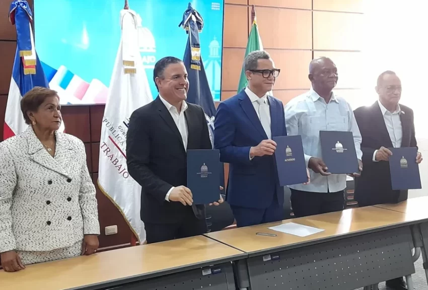 Portuaria y sindicato de trabajadores firman pacto histórico con apoyo del Ministerio de Trabajo