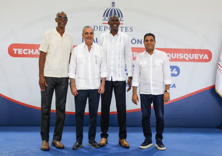 Abinader retoma agenda en las comunidades con entrega del moderno techado multiuso del Club La Tribu de Quisqueya en La Romana