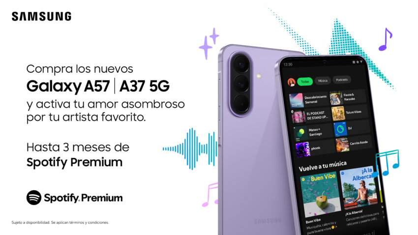 Samsung anuncia alianza con Spotify para desbloquear tu amor asombroso por la música con la nueva serie Galaxy A