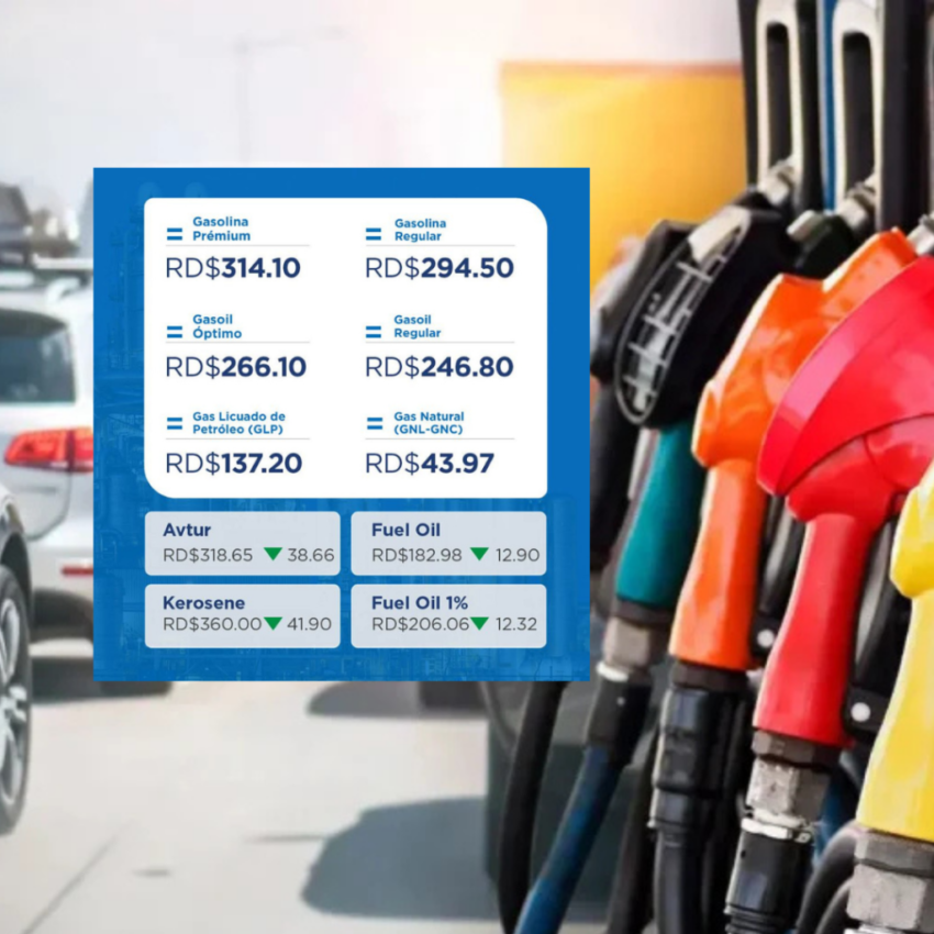 Gobierno congela precios de los combustibles tras alza de RD$9 y RD$7 el viernes pasado